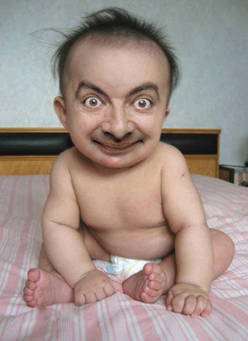 Mr. Bean funny baby 